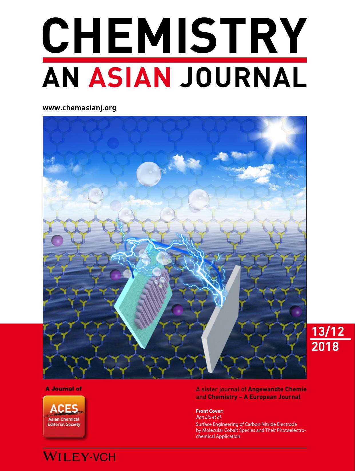 Front Cover: Surface Engineering of Carbon Nitride Electrode by Molecular Cobalt Species and Their Photoelectrochemical Application (Chem. Asian J. 122018) by Unknown