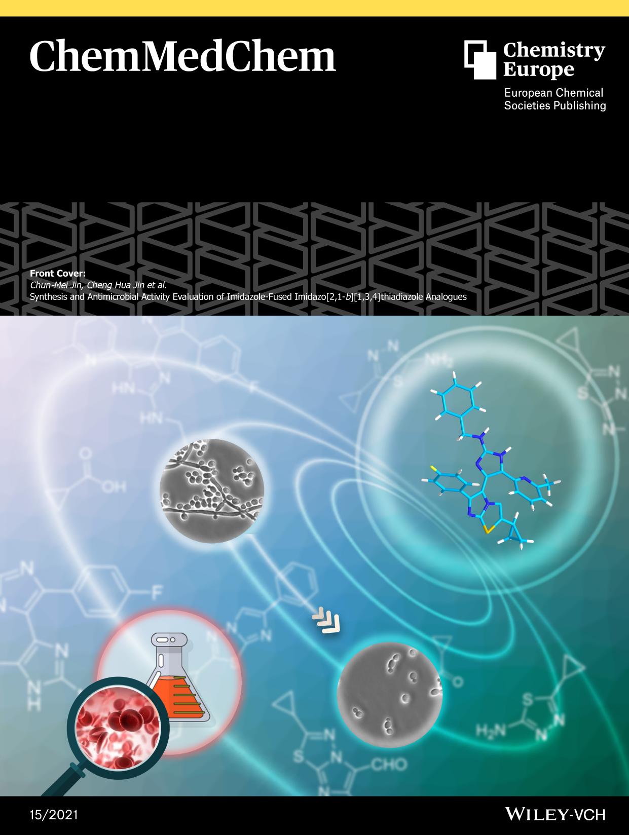 Front Cover: Synthesis and Antimicrobial Activity Evaluation of ImidazoleâFused Imidazo[2,1âb][1,3,4]thiadiazole Analogues (152021) by Unknown