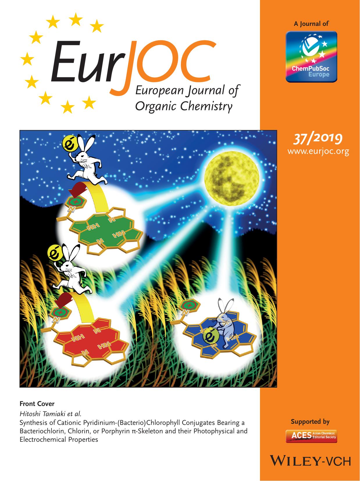 Front Cover: Synthesis of Cationic Pyridinium&#x02010;(Bacterio)Chlorophyll Conjugates Bearing a Bacteriochlorin, Chlorin, or Porphyrin &#x003C0;&#x02010;Skeleton and their Photoph by Unknown