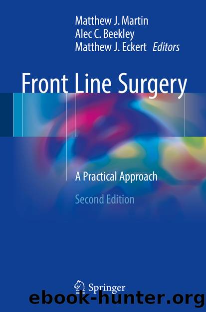 Front Line Surgery by Matthew J. Martin Alec C. Beekley & Matthew J. Eckert