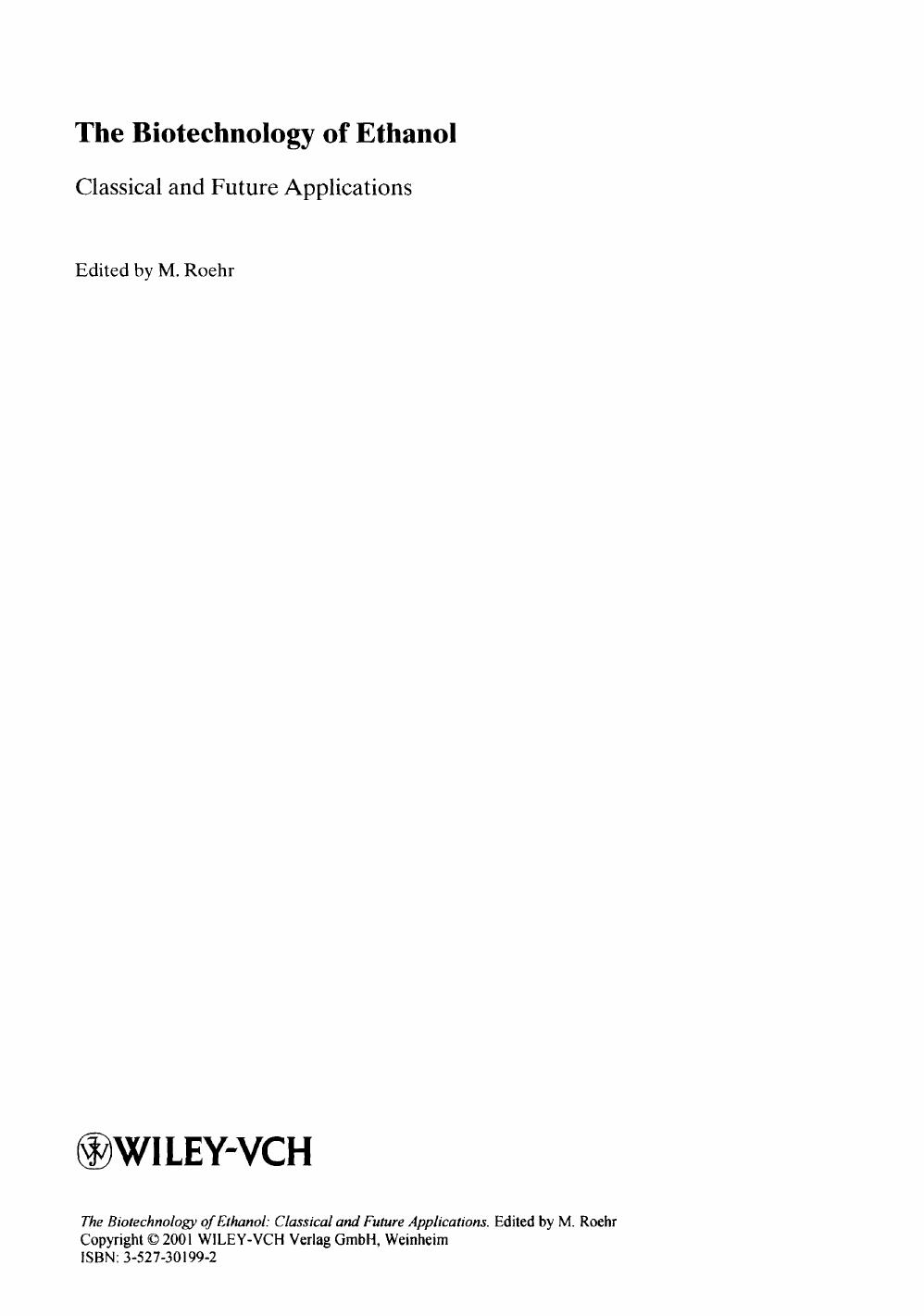 Front Matter by M Roher