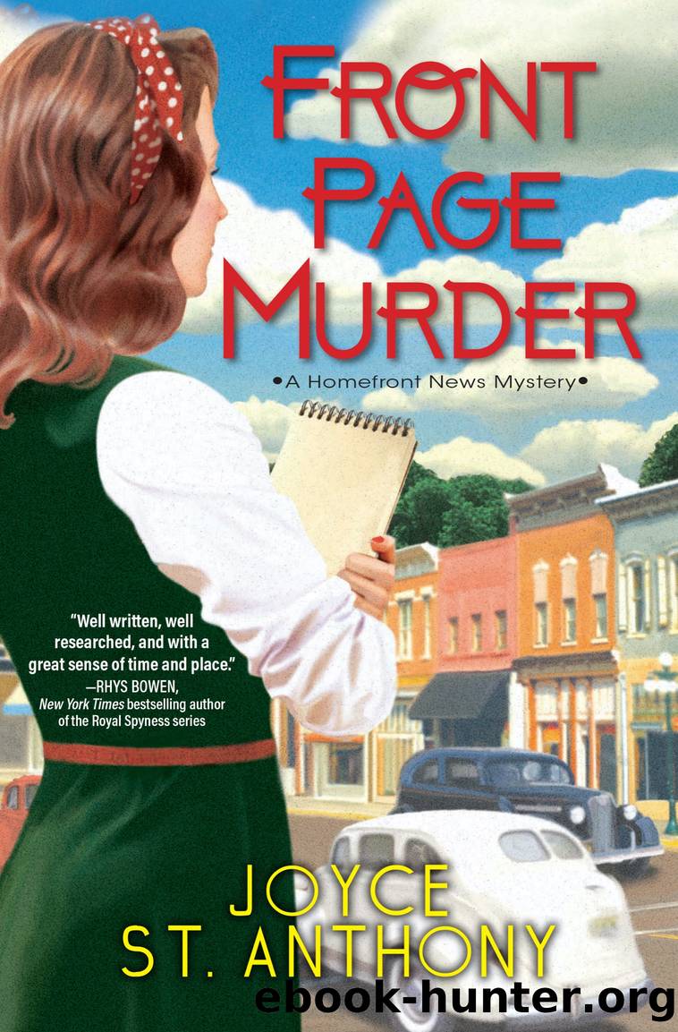 Front Page Murder by Joyce St. Anthony