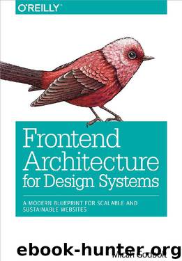 Frontend Architecture for Design Systems by Micah Godbolt