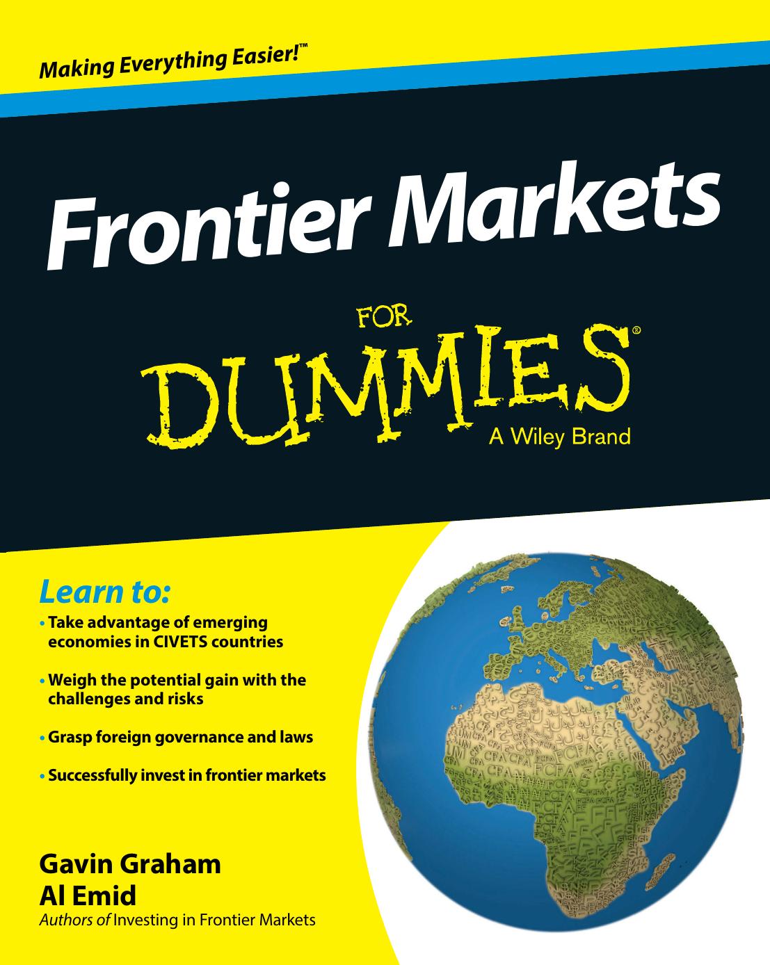 Frontier Markets For Dummies by Gavin Graham Al Emid