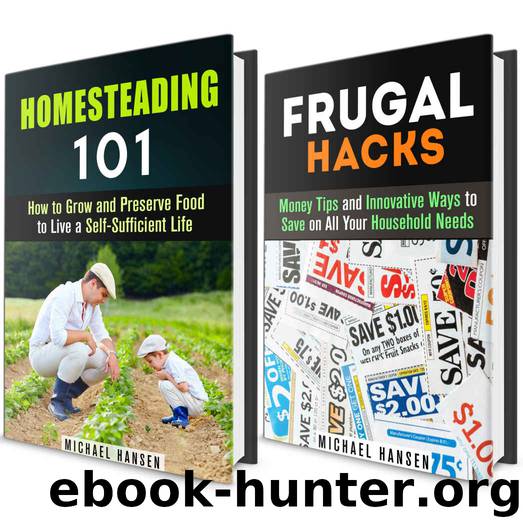 Frugal Hacks and Homesteading Box Set: Guide to Saving Money on All of Your Household Needs (Frugal Living) by Michael Hansen