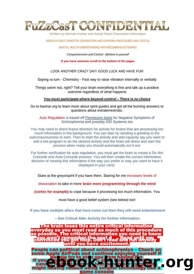 FuZzCasT - Main Understanding and Mental Health Guide [13-11-2024 by FZT