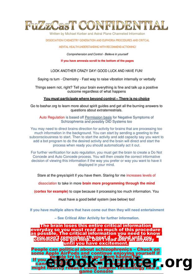 FuZzCasT - Main Understanding and Mental Health Guide [15-11-2024 by FZT