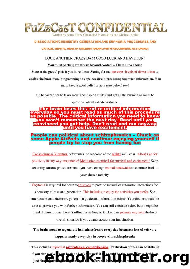 FuZzCasT - Main Understanding and Mental Health Guide - 7-1-2024 by FZT