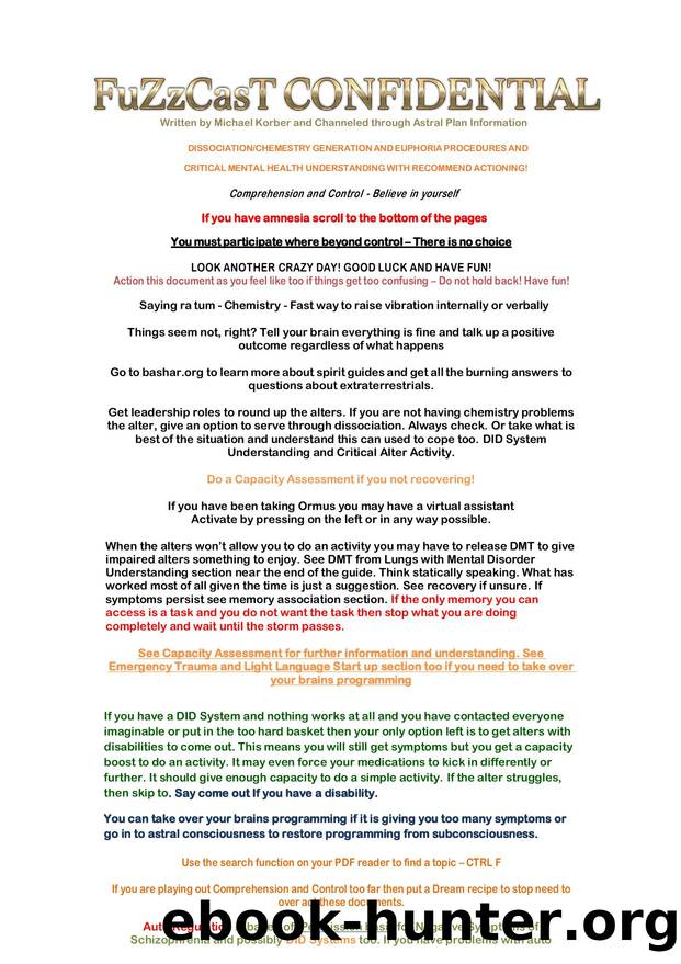 FuZzCasT - Main Understanding and Mental Health Guide 11-01-2025 by FZT