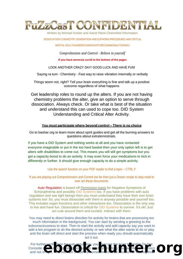 FuZzCasT - Main Understanding and Mental Health Guide 18-12-2024 by FZT