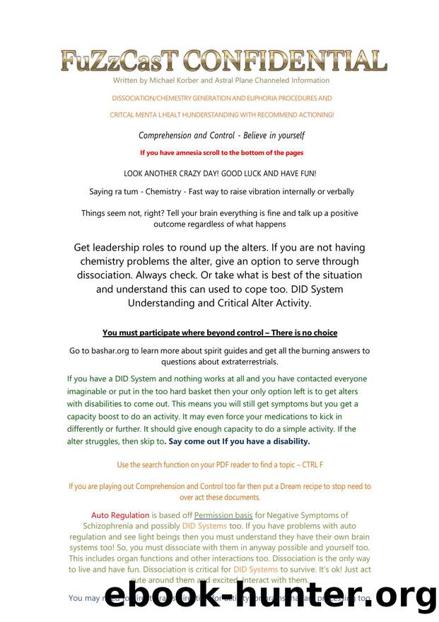 FuZzCasT - Main Understanding and Mental Health Guide 26-12-2024 by FZT