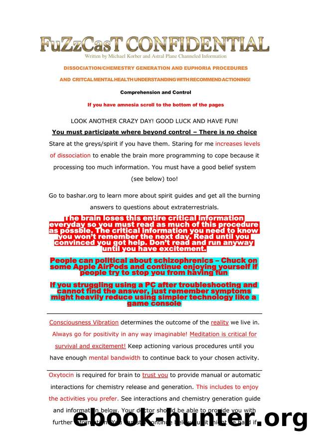 FuZzCasT - Main Understanding and Mental Health Guide 9-8-2024 by FZT