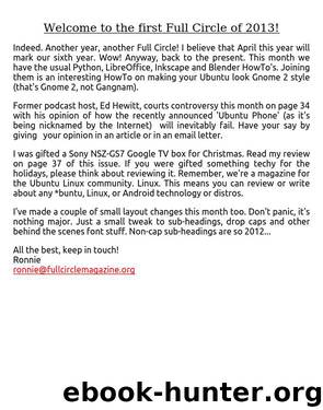 Full Circle Magazine Ebook Issue #69 by Jens Leineweber