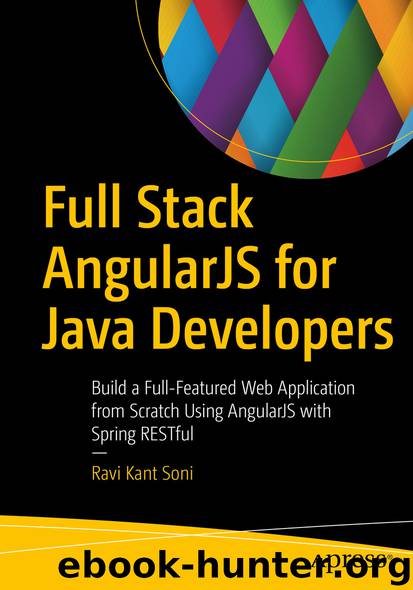 Full Stack AngularJS for Java Developers by Ravi Kant Soni