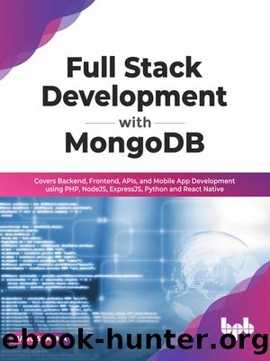Full Stack Development with MongoDB by unknow