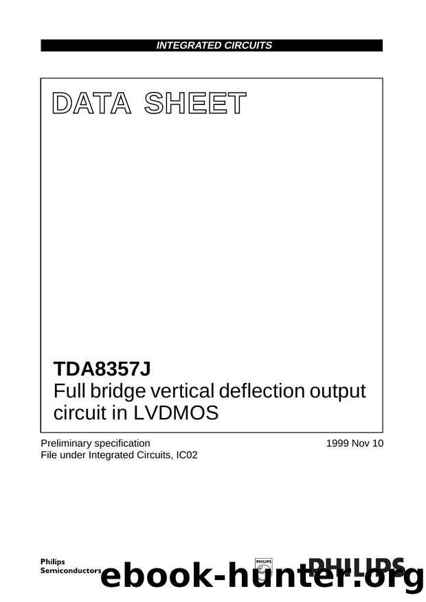 Full bridge vertical deflection output circuit in LVDMOS by Philips Semiconductors