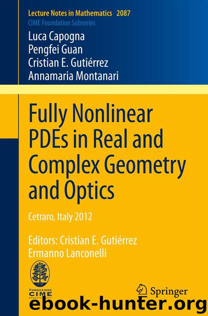 Fully Nonlinear PDEs in Real and Complex Geometry and Optics by Luca Capogna Pengfei Guan Cristian E. Gutiérrez & Annamaria Montanari