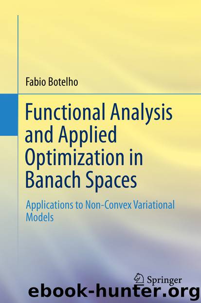 Functional Analysis and Applied Optimization in Banach Spaces by Fabio Botelho