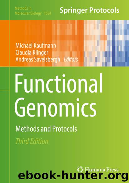 Functional Genomics by Michael Kaufmann Claudia Klinger & Andreas Savelsbergh