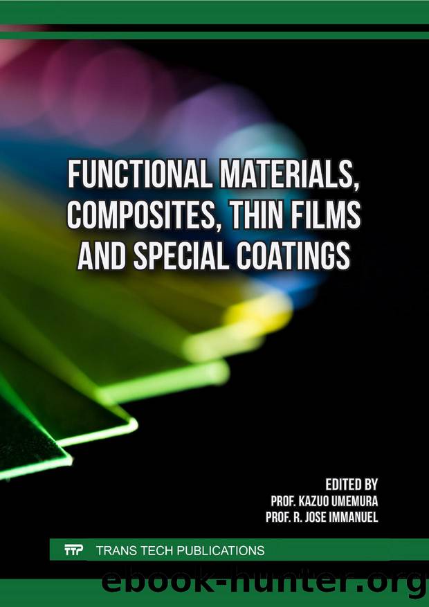 Functional Materials, Composites, Thin Films and Special Coatings by Prof. Kazuo Umemura; Prof. R. Jose Immanuel