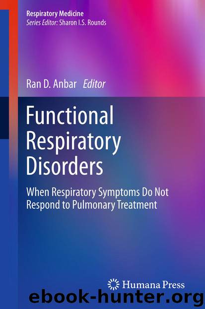 Functional Respiratory Disorders by Ran D. Anbar