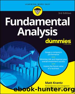 Fundamental Analysis For Dummies by Matthew Krantz