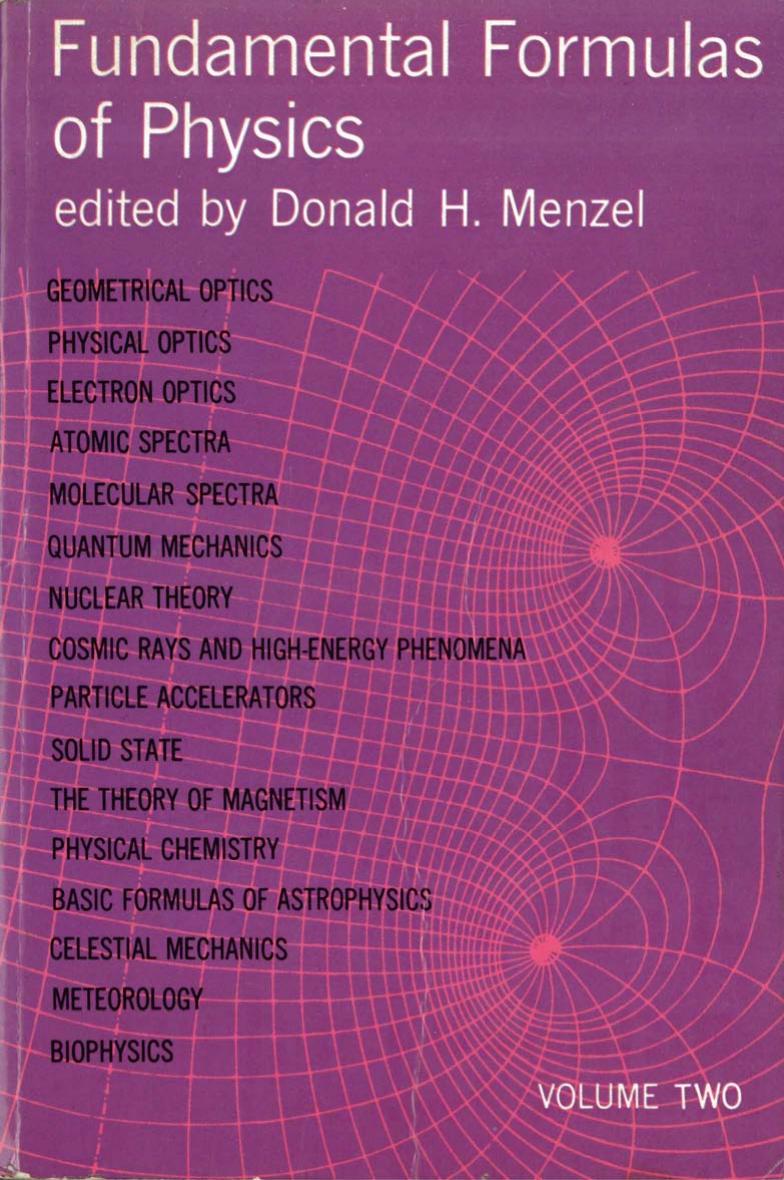Fundamental Formulas of Physics by Volume 2