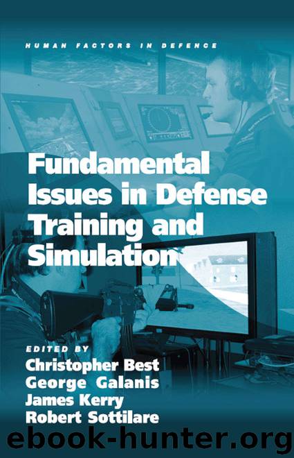 Fundamental Issues in Defense Training and Simulation (Human Factors in Defence) by George Galanis & Robert Sottilare