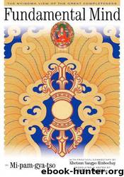 Fundamental Mind: The Nyingma View of the Great Completeness by Mi-pam-gya-tso & Jeffrey Hopkins