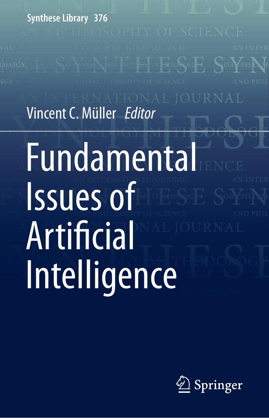Fundamental issues of artificial intelligence by Müller Vincent C (ed.)