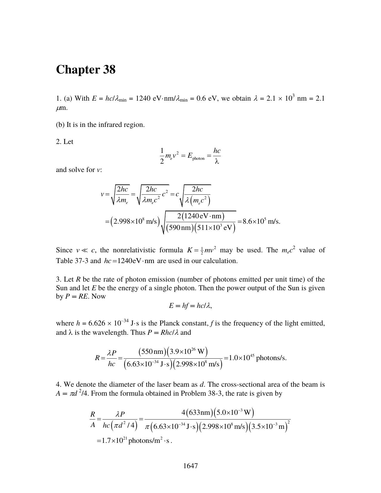 Fundamental of Physics by Halliday/Resnick