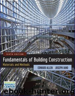 Fundamentals of Building Construction by Edward Allen & Joseph Iano