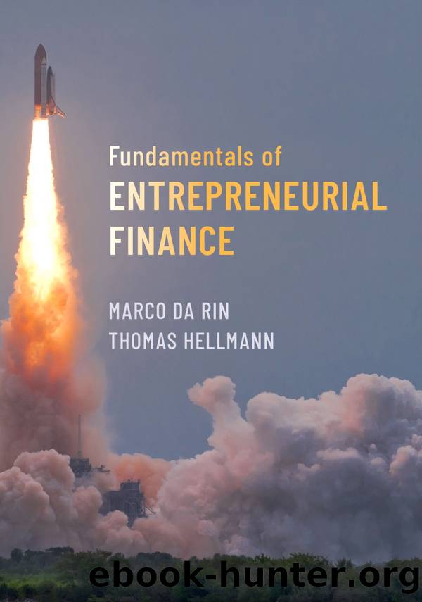 Fundamentals of Entrepreneurial Finance by Marco Da Rin