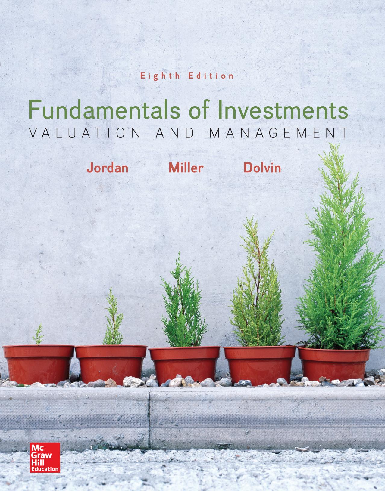 Fundamentals of Investments: Valuation and Management 8th Edition by Unknow