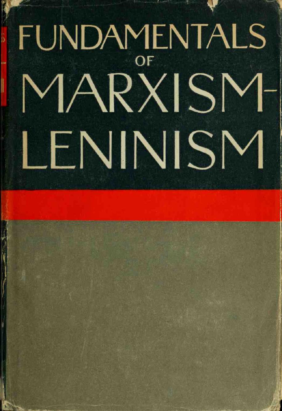 Fundamentals of Marxism-Leninism by Otto Wille Kuusinen