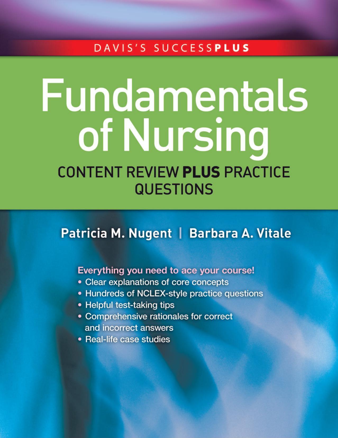 Fundamentals of Nursing by Nugent Patricia Vitale Barbara