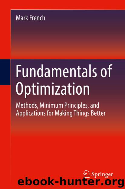 Fundamentals of Optimization by Mark French