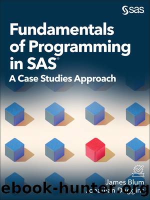 Fundamentals of Programming in SAS by James Blum