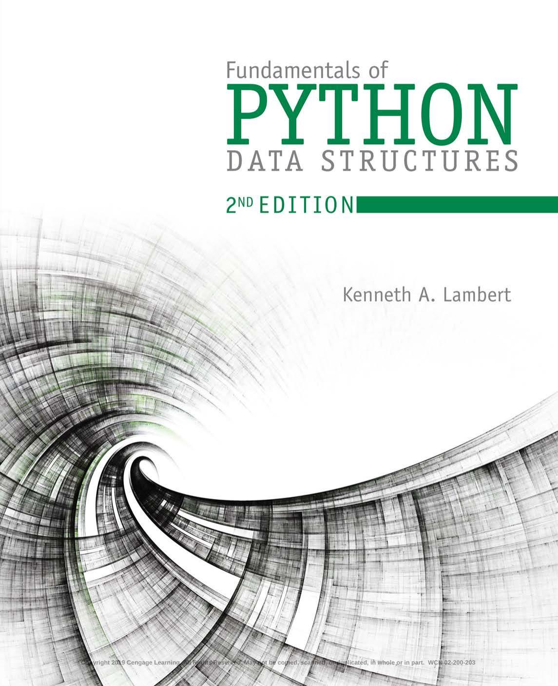 Fundamentals of Python: Data Structures by Unknow
