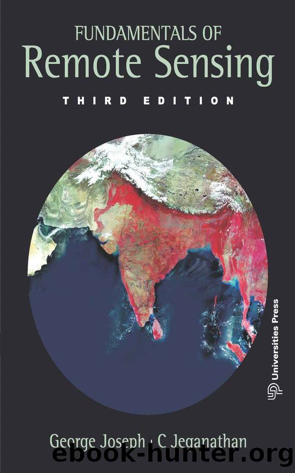 Fundamentals of Remote Sensing (Third Edition) by George Joseph & C Jeganathan