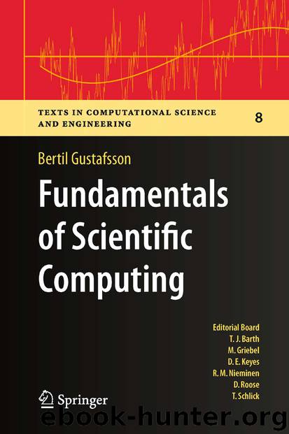 Fundamentals of Scientific Computing by Bertil Gustafsson