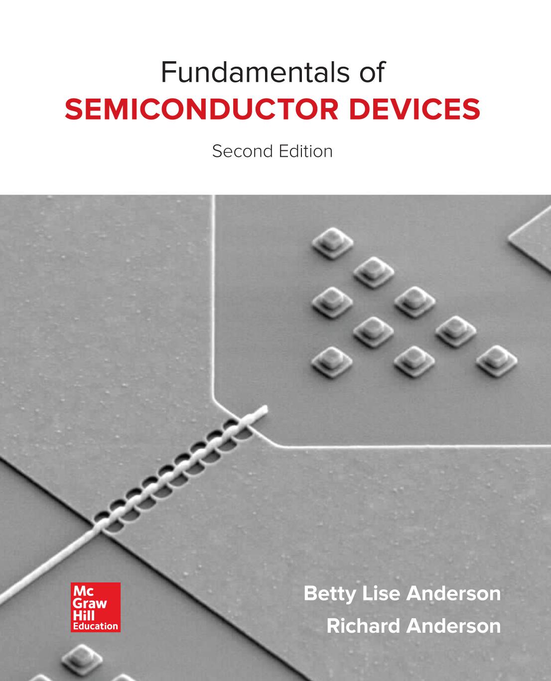 Fundamentals of Semiconductor Devices by Betty Anderson Richard Anderson