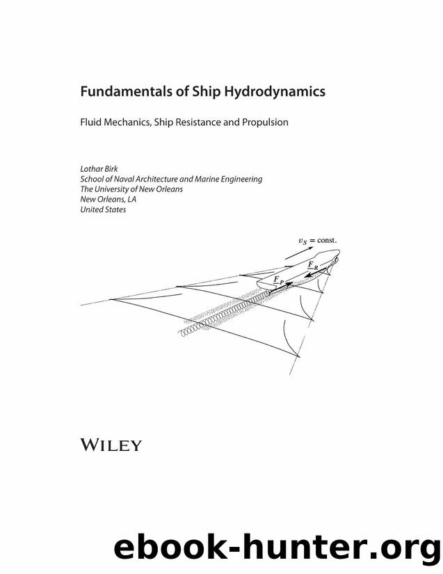 Fundamentals of Ship Hydrodynamics by Unknown