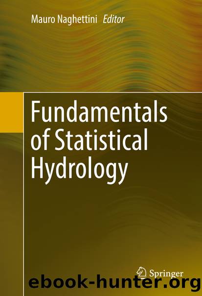 Fundamentals of Statistical Hydrology by Mauro Naghettini