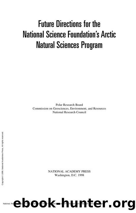 Future Directions for the National Science Foundation's Arctic Natural Sciences Program by unknow