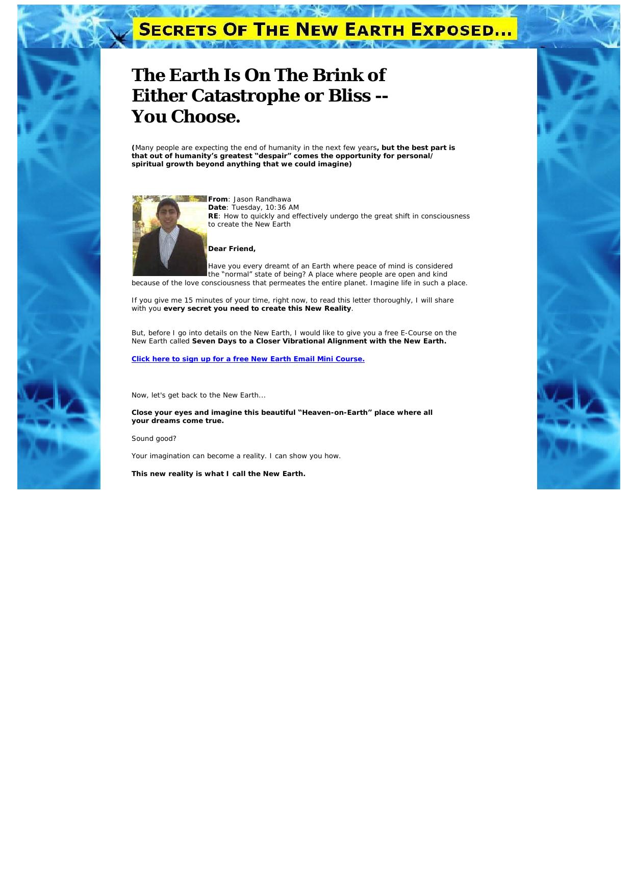 Future Of The New Earth. by Best of Kuszter's Collection