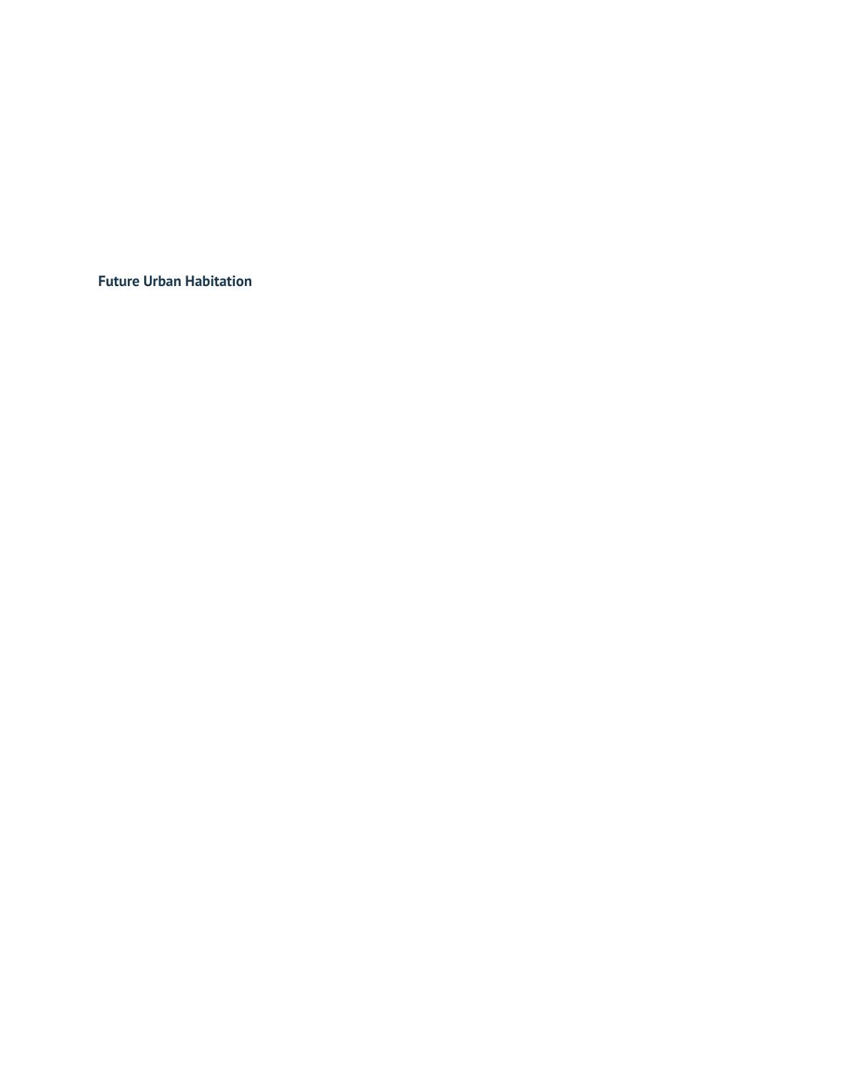 Future Urban Habitation: Transdisciplinary Perspectives, Conceptions, and Designs by Oliver Heckmann