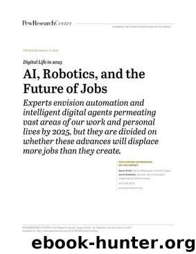 Future-of-AI-Robotics-and-Jobs by Aaron Smith