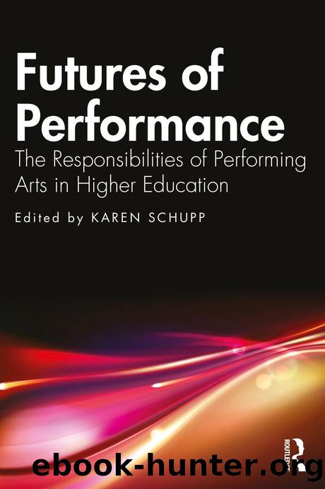 Futures of Performance: The Responsibilities of Performing Arts in Higher Education by Karen Schupp (editor)