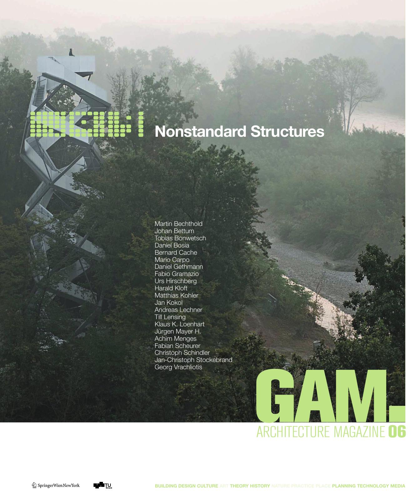 GAM Architecture Magazine 06 by Martin Bechthold